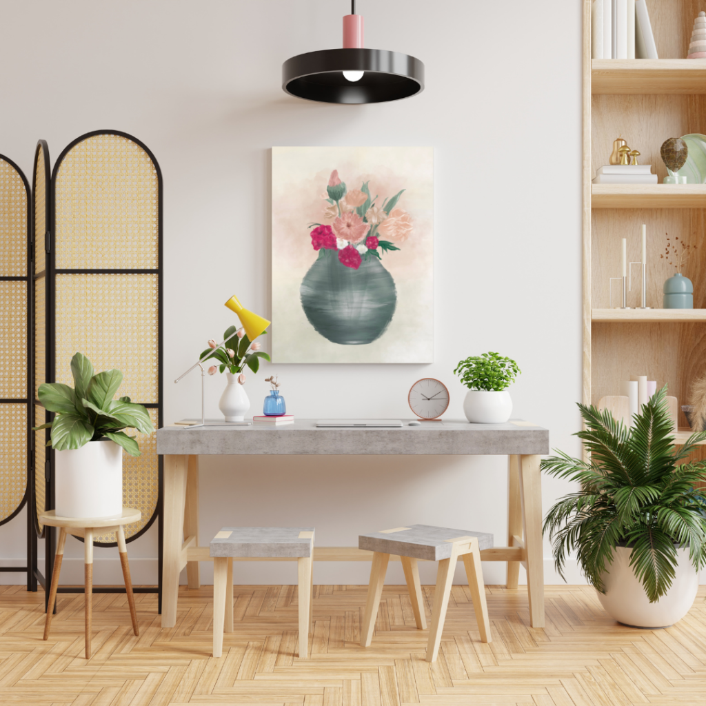 trace the vase - exclusive painting