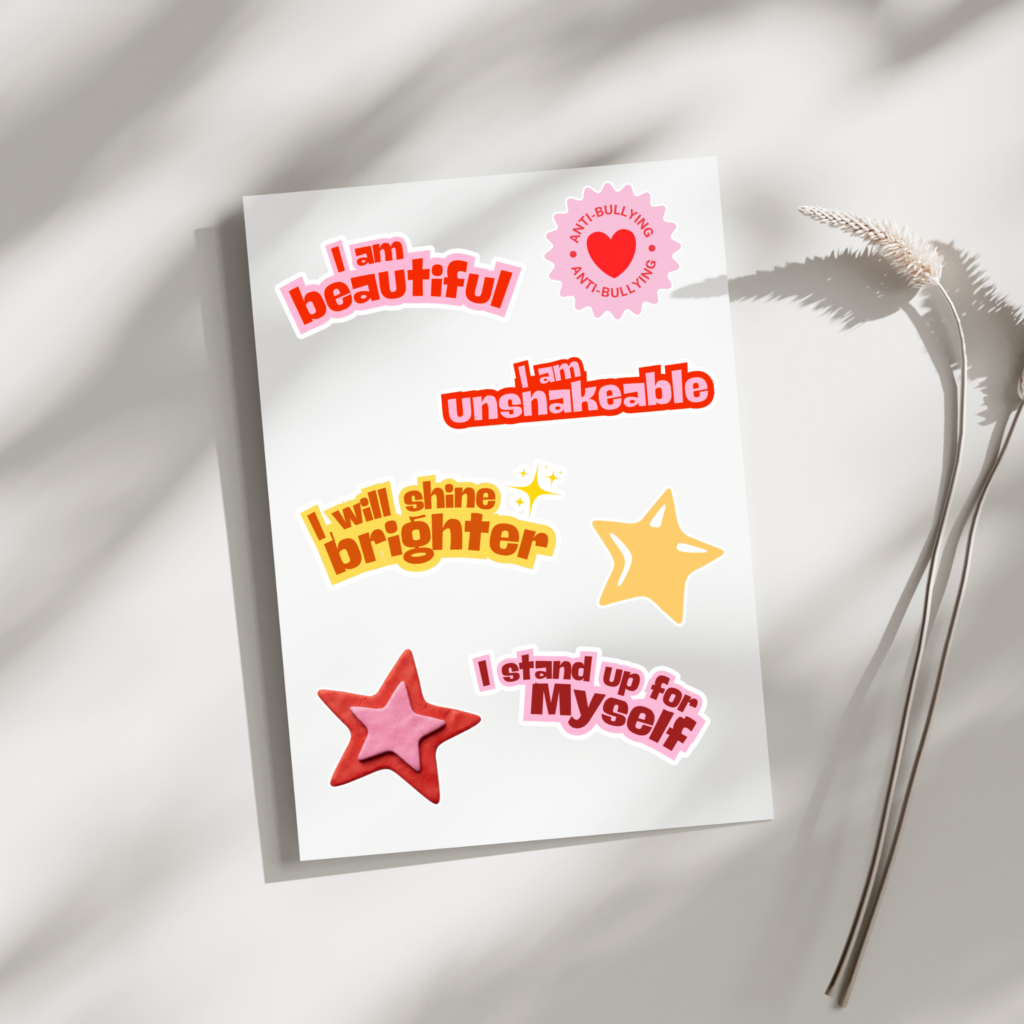 anti-bullying affirmations stickers