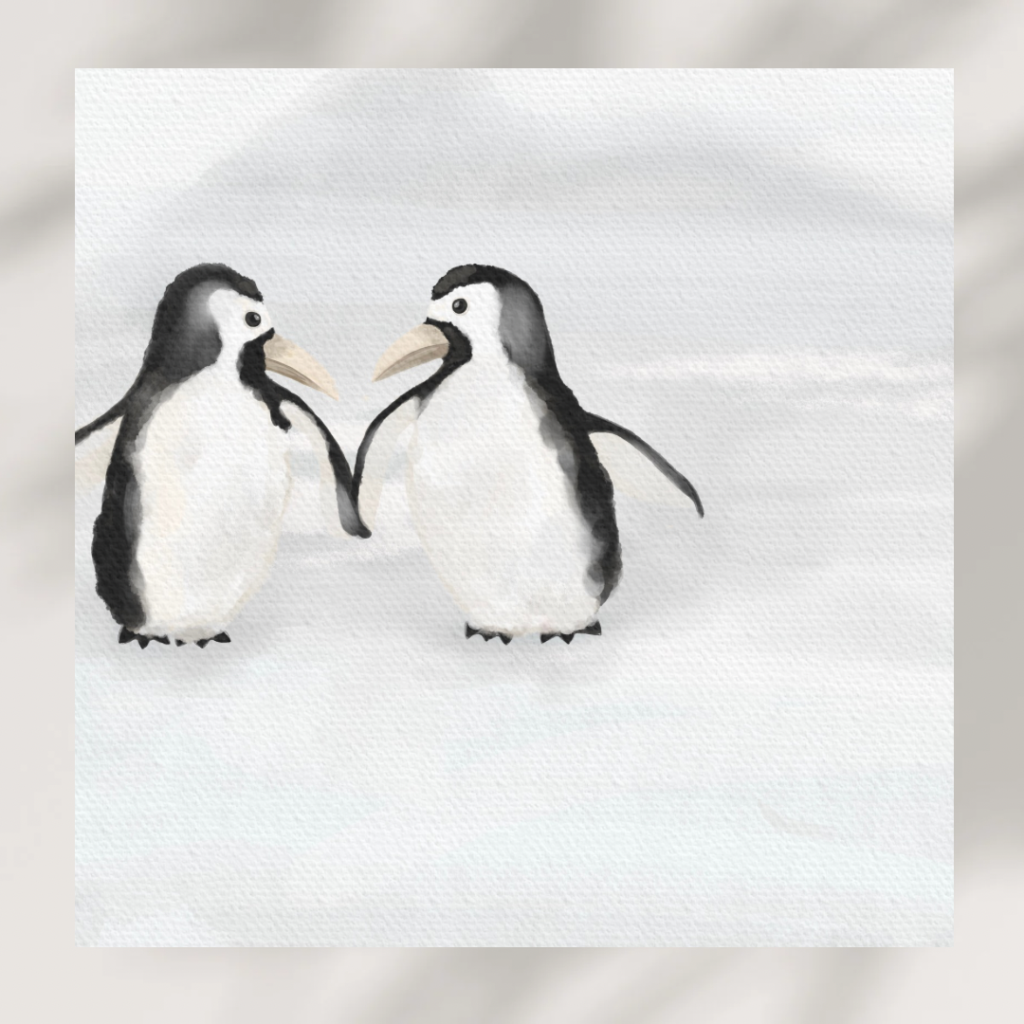 two flightless birds